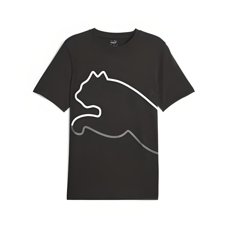 PUMA - CAMISETA PUMA HOMBRE GRAPHICS BIG CAT TEE NEGRO_.