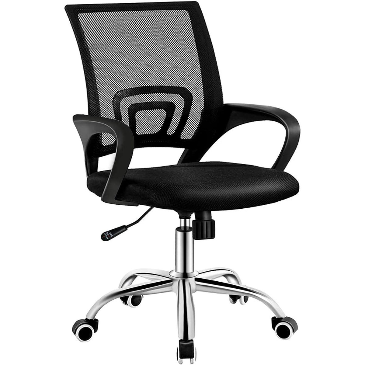 MOBLIHOUSE - Silla De Oficina Secretarial Promoción Negra 4002