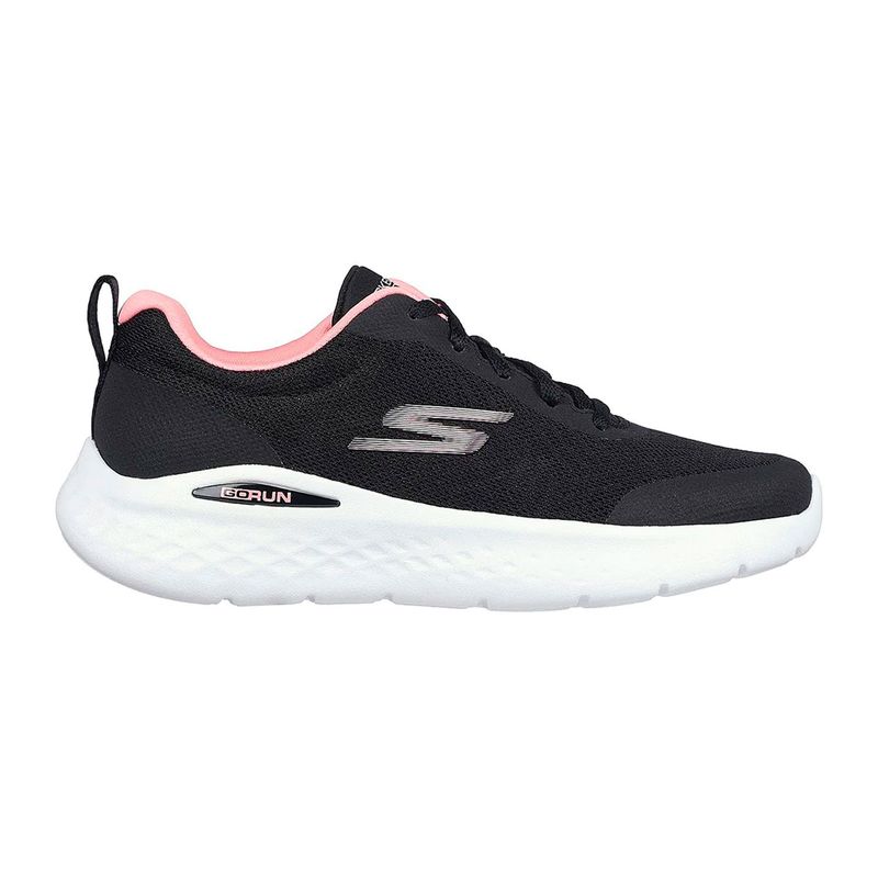 SKECHERS - TENIS SKECHERS NEGRO PARA DAMA SK GO RUN LITE INERTIA BLACK PINK 129425BKPK