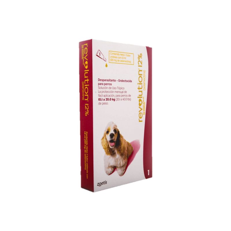 ZOETIS - Antiparasitario Interno/Externo Revolution 12% 10.1 - 20kg