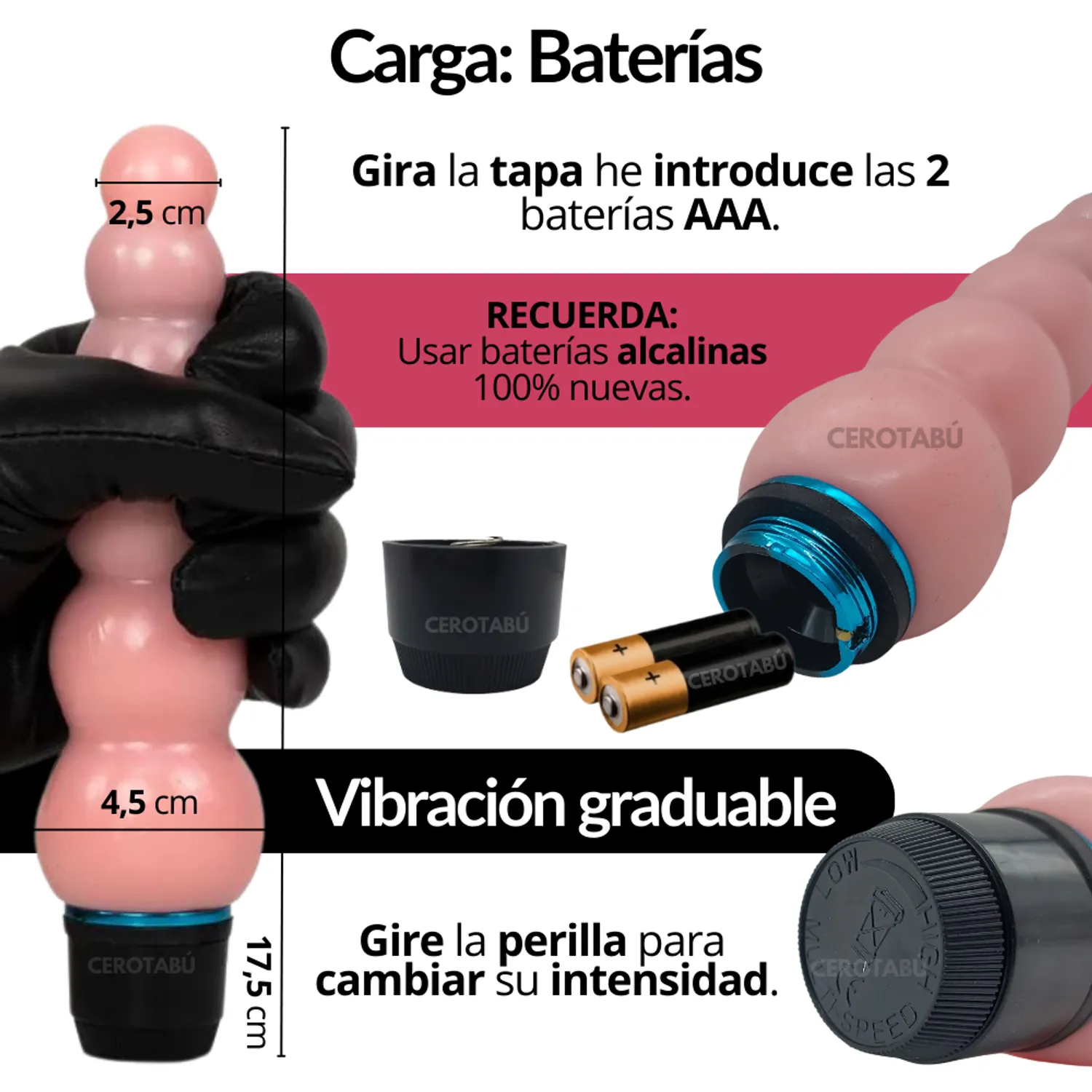 Plug Estimulador Anal Con Vibracion Texturizado GENERICO | Falabella  Colombia