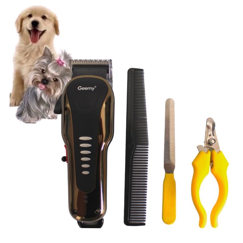 GENERICO - Kit Completo Aseo Canino Cuchillas Acero