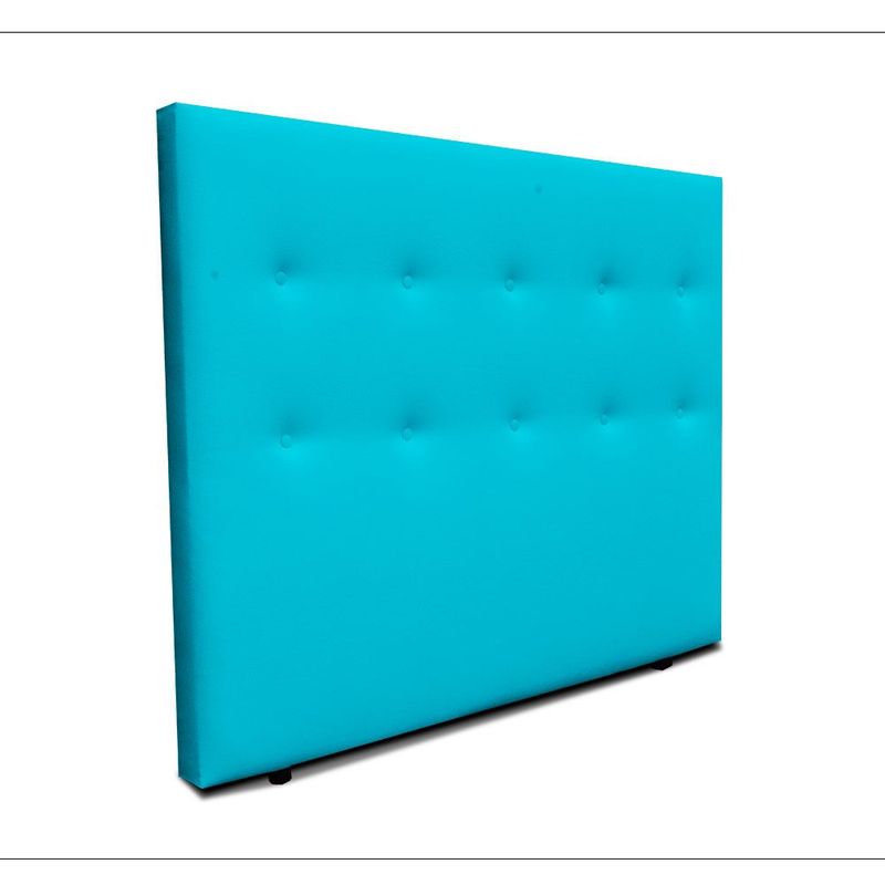 MAGIC CLASS - CABECERO PLANE DE PISO100X120 MICROFIBRA AZUL