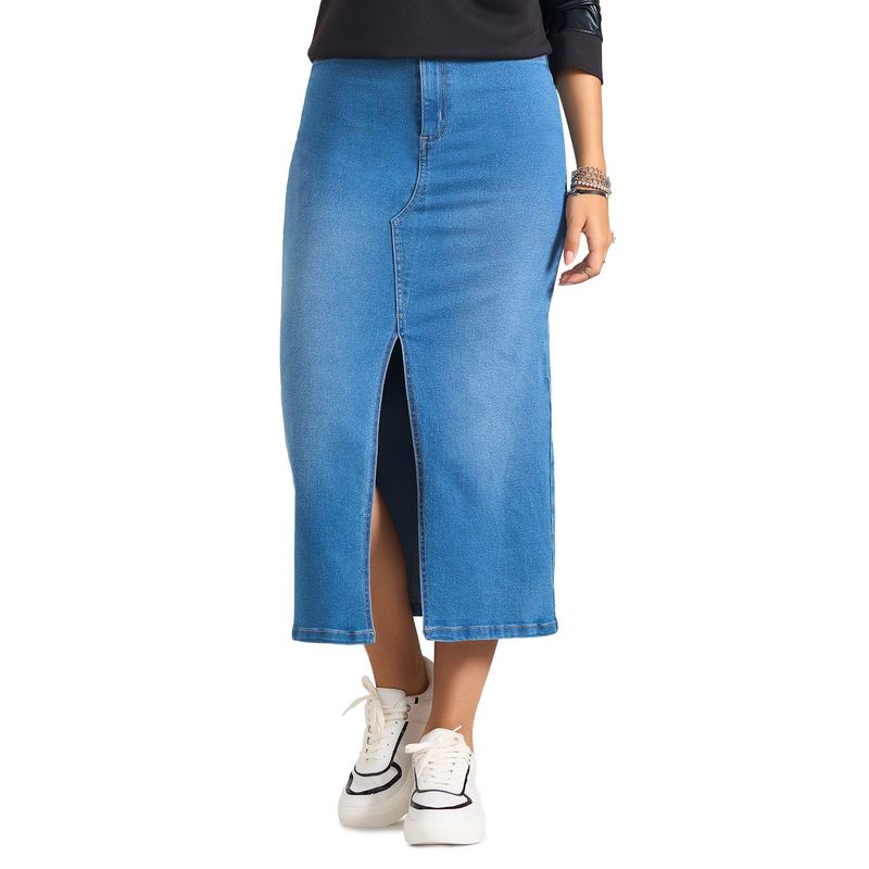 CROYDON - Falda Salome Azul para Mujer Croydon