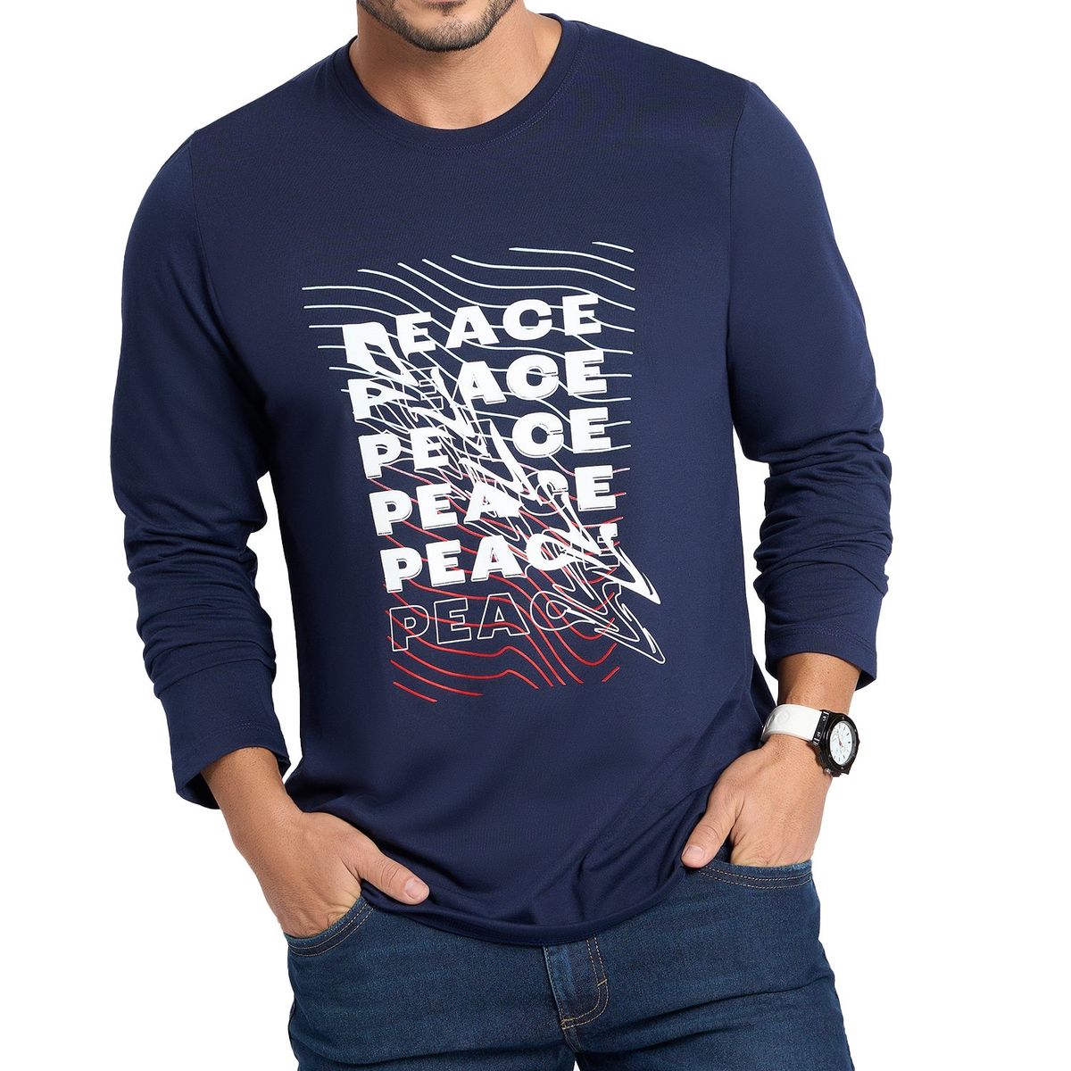 CROYDON - Camibuzo Peace Azul Osc Croydon para Hombre