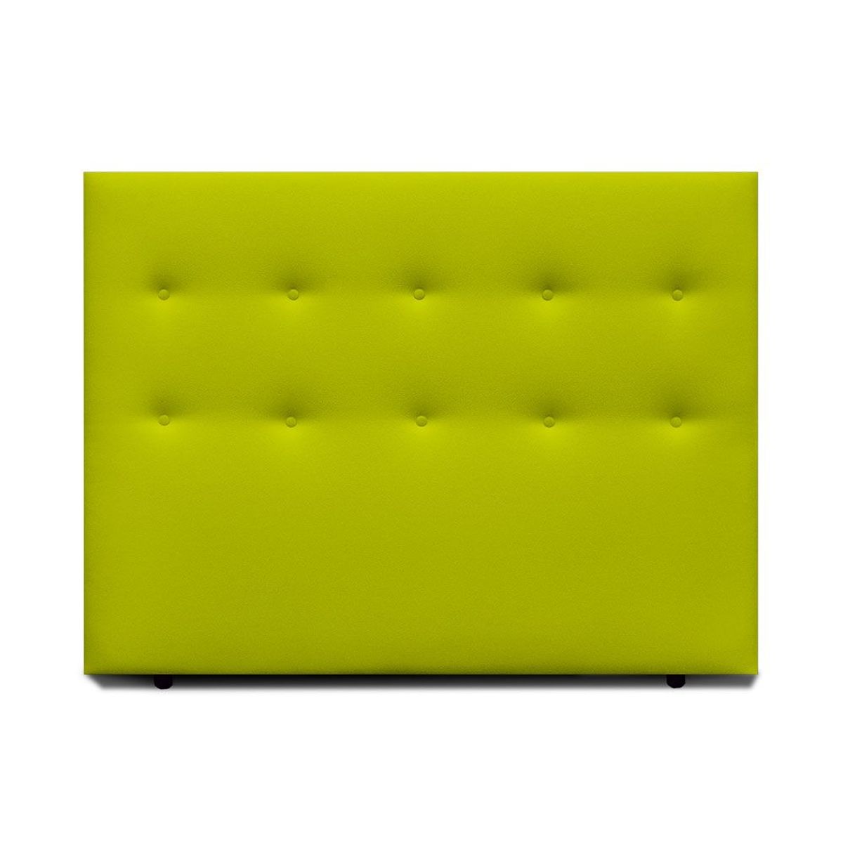 MAGIC CLASS - CABECERO PLANE DE PISO140X120 ECOCUERO VERDE