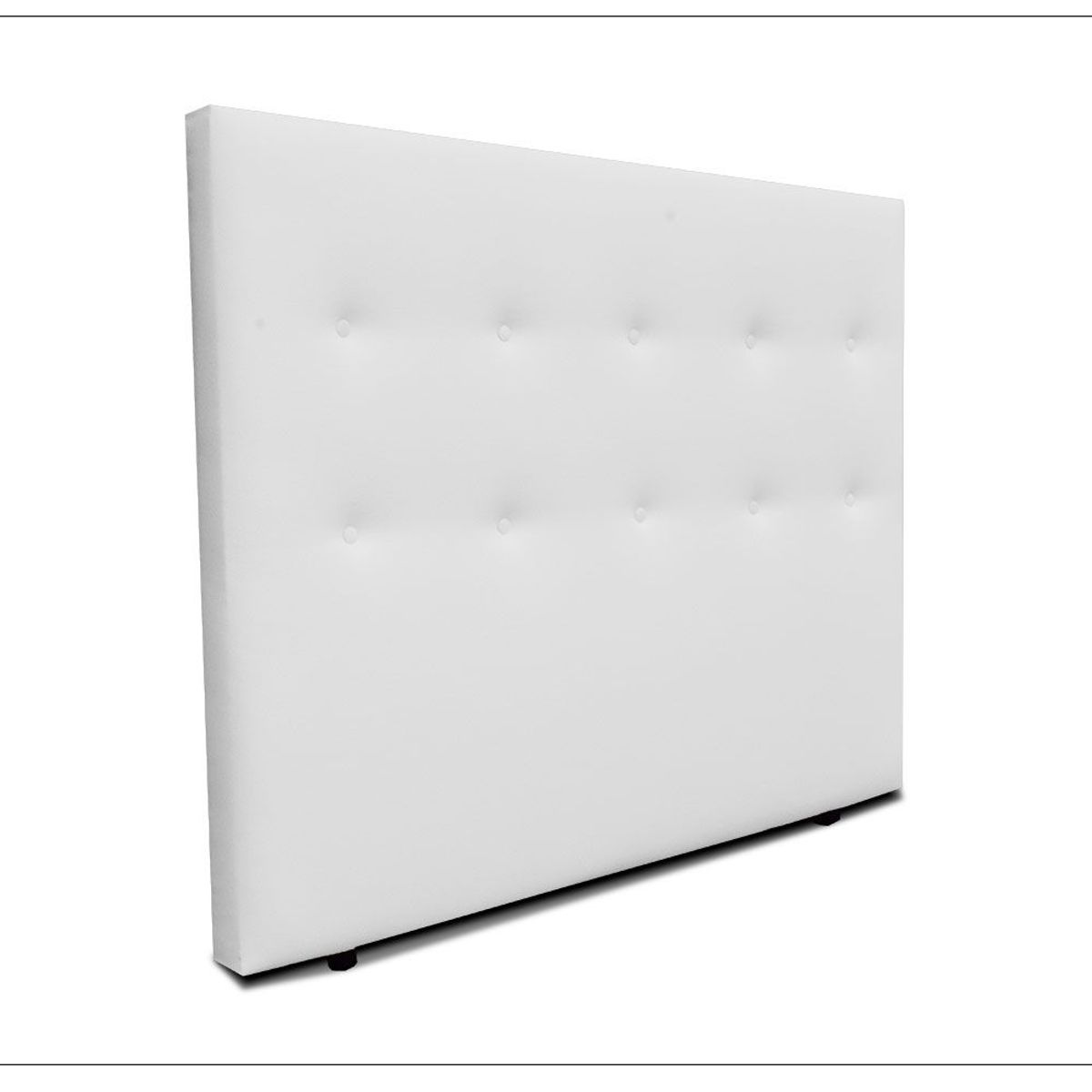 MAGIC CLASS - CABECERO PLANE DE PISO160X120 ECOCUERO BLANCO