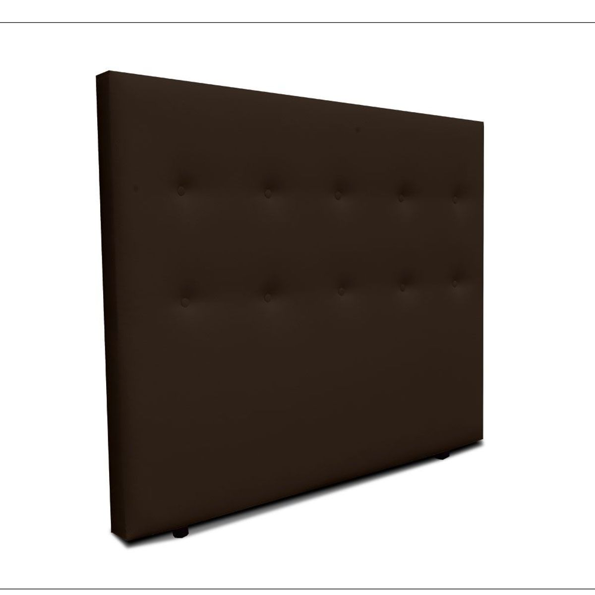 MAGIC CLASS - CABECERO PLANE DE PISO160X120 ECOCUERO CAFÉ