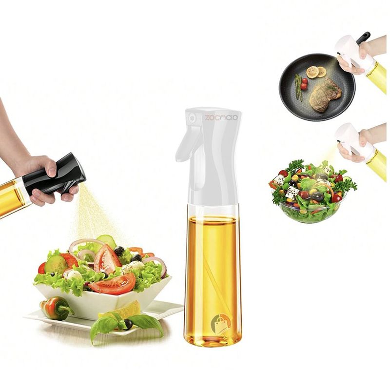 GENERICO - Botella Pulverizadora De Aceite Spray Elegante Para Cocina Blanco
