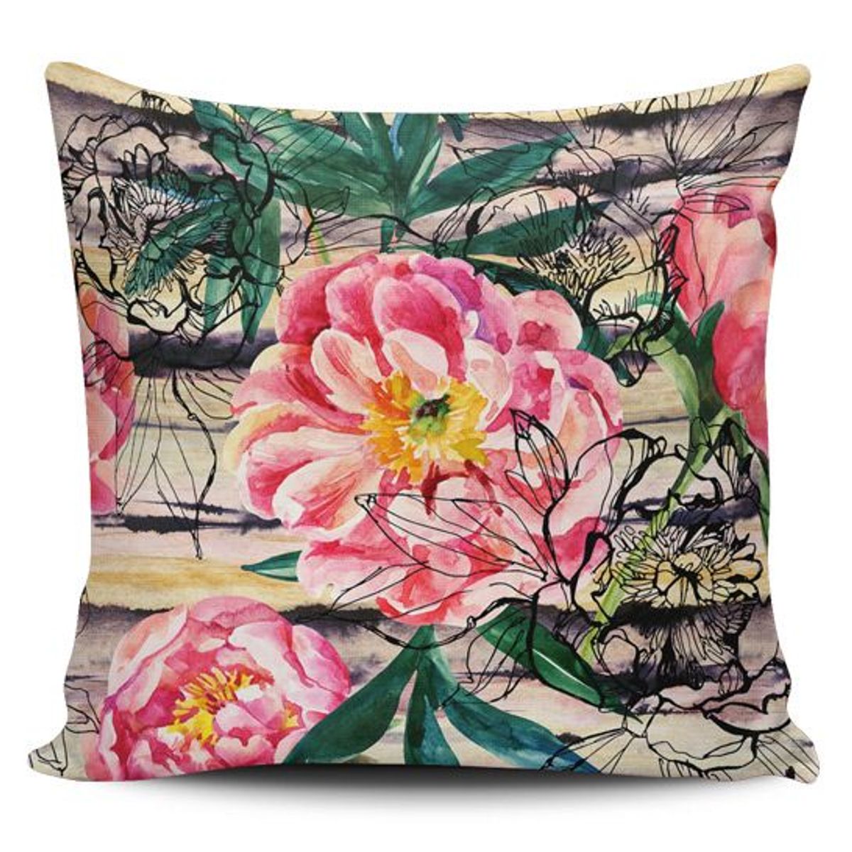 TAYRONA STORE - Funda Cojin Sin Relleno Flores 276