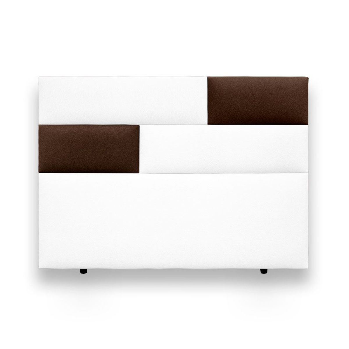 MAGIC CLASS - CABECERO RUBIK DE PISO90X120 MICROFIBRA CAFÉ