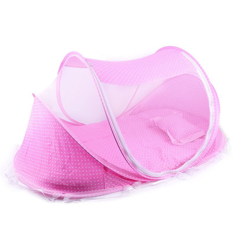 DISTRIBUCIONES GUZ SAS - Mosquitero plegable  cuna de bebé colchón  Niña