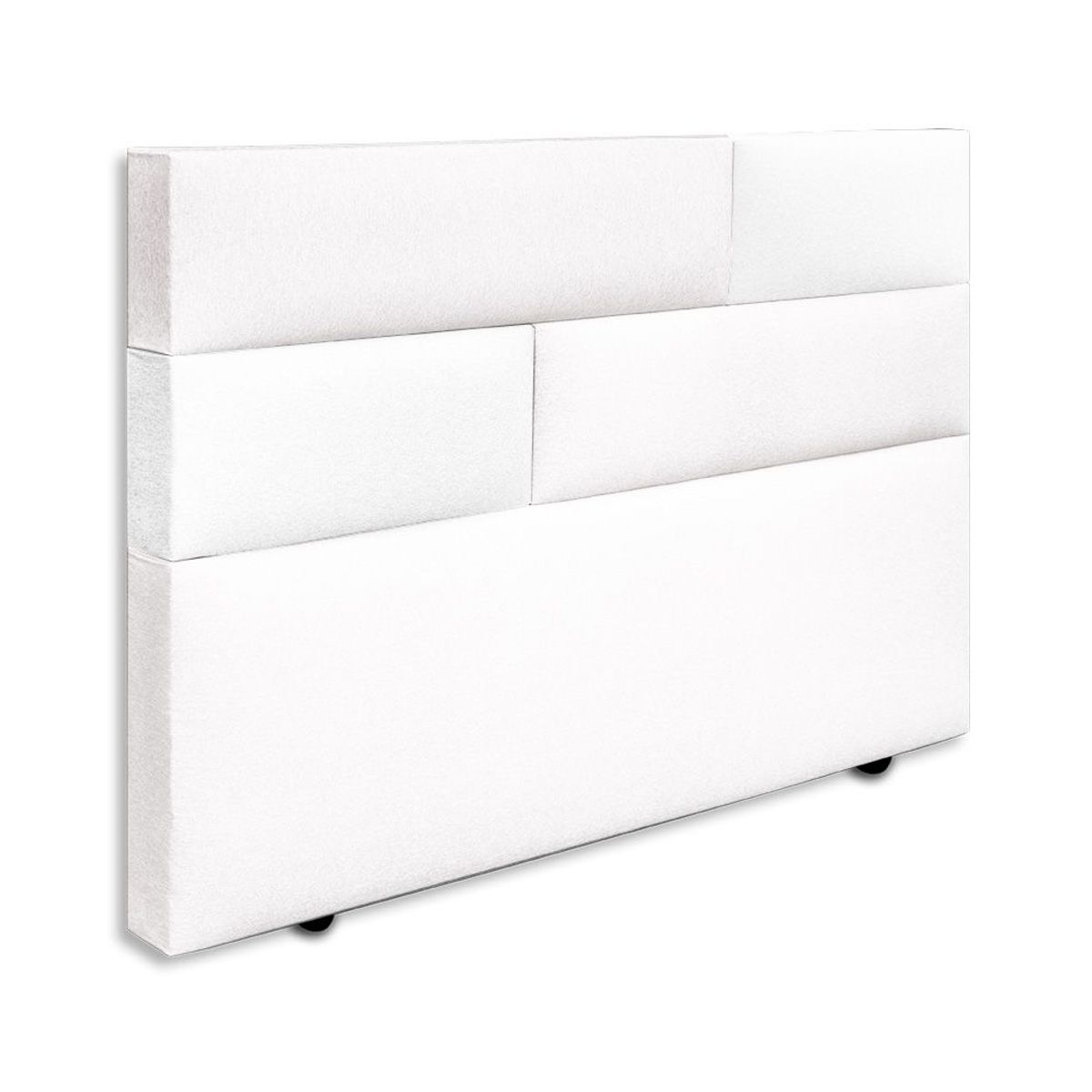 MAGIC CLASS - CABECERO RUBIK DE PISO120X120 ECOCUERO BLANCO