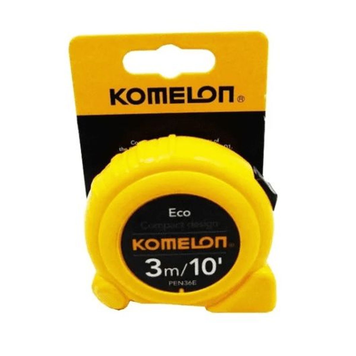 KOMELON - FLEXOMETRO DE 5MT AMARILLO CINTA 3/4"