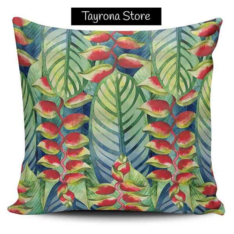TAYRONA STORE - Funda Cojin Sin Relleno Flor Heliconia 07