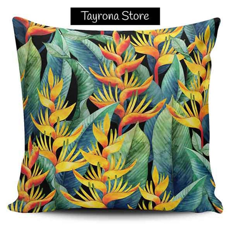 TAYRONA STORE - Funda Cojin Sin Relleno Flor Heliconia 06