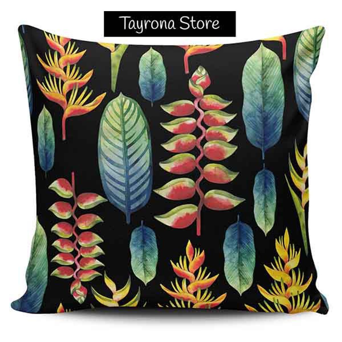 TAYRONA STORE - Funda Cojin Sin Relleno Flor Heliconia 03
