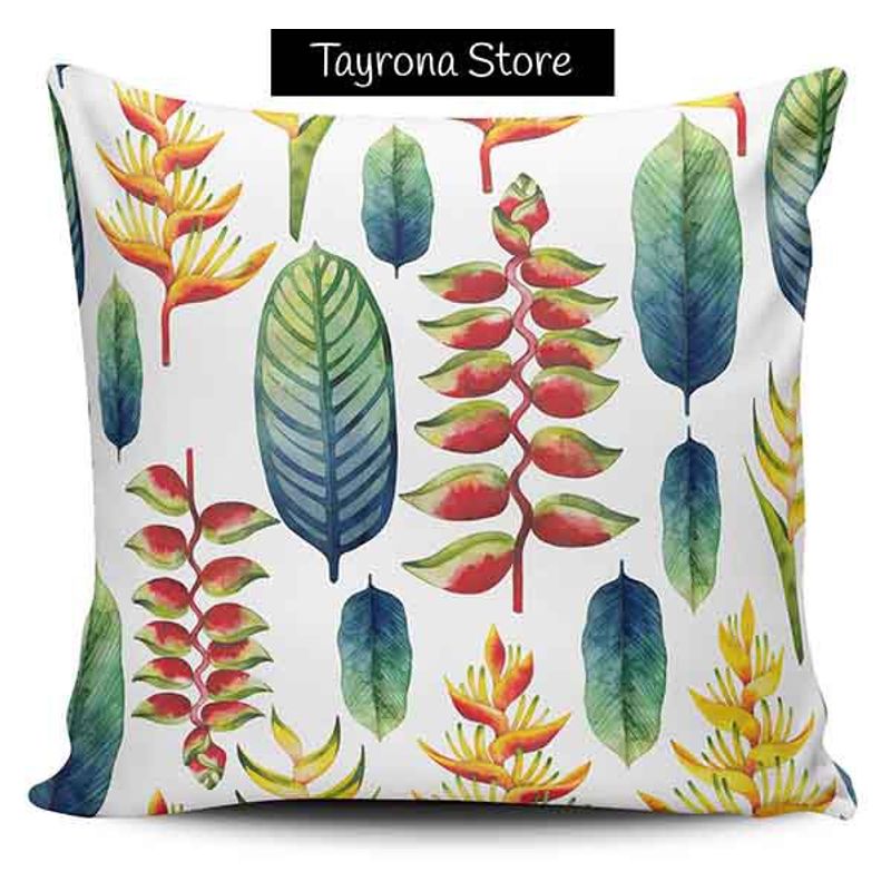 TAYRONA STORE - Funda Cojin Sin Relleno Flor Heliconia 02