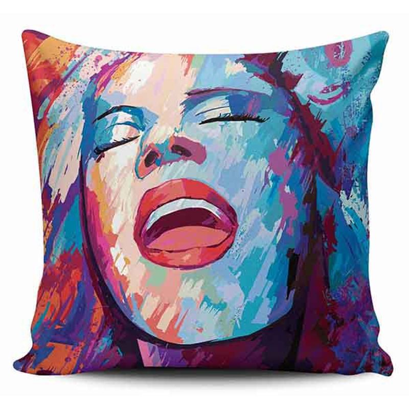 TAYRONA STORE - Funda Cojin Sin Relleno Cara Mujer Art 40