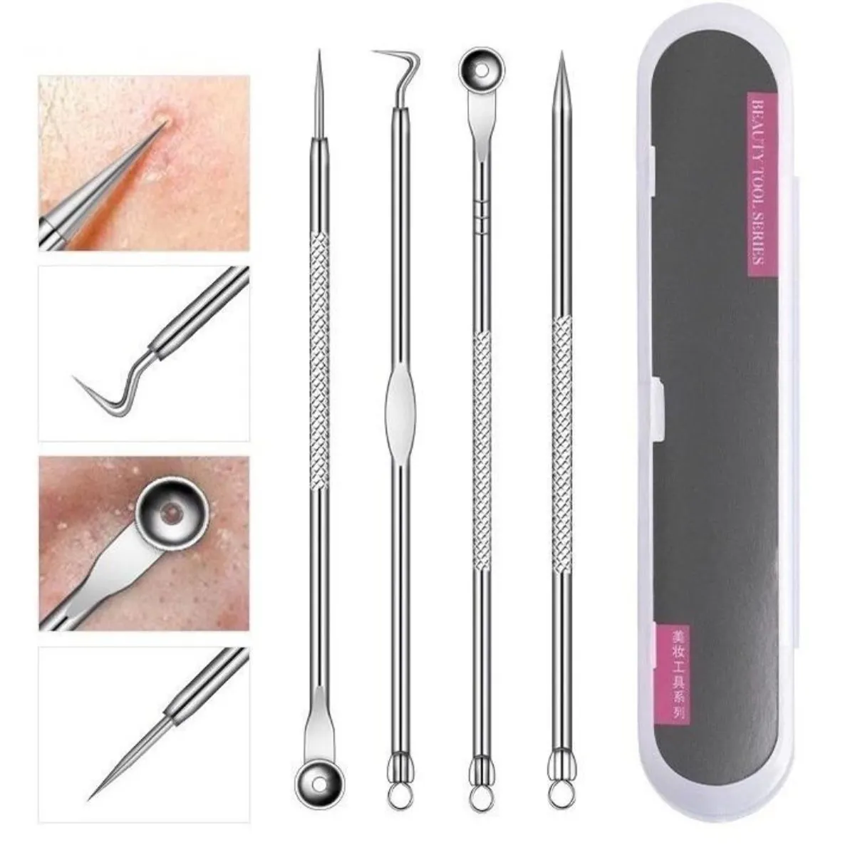 GENERICO - Limpiador facial limpieza profunda extraer puntos negros acne espini