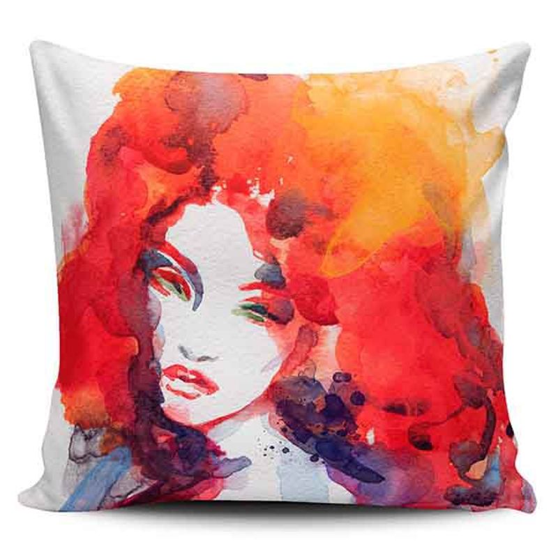 TAYRONA STORE - Funda Cojin Sin Relleno Cara Mujer Art 04