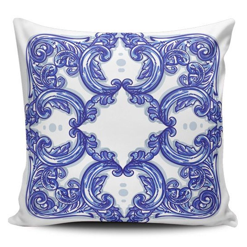 TAYRONA STORE - Funda Cojin Sin Relleno Azulejos Portugueses 03