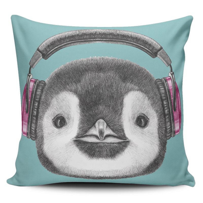 TAYRONA STORE - Funda Cojin Sin Relleno Pingüinos 02