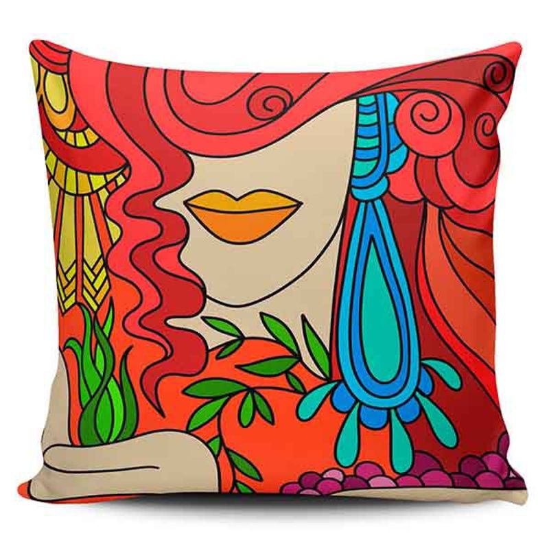 TAYRONA STORE - Funda Cojin Sin Relleno Cara Mujer Art 46