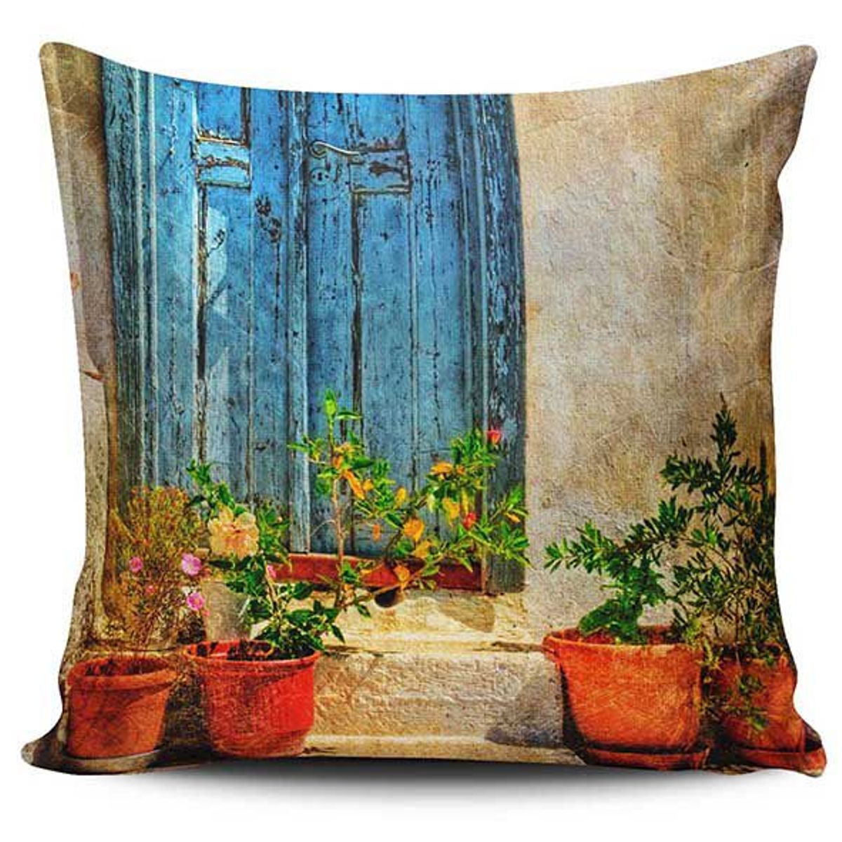 TAYRONA STORE - Funda Cojin Sin Relleno Puerta Vintage 03