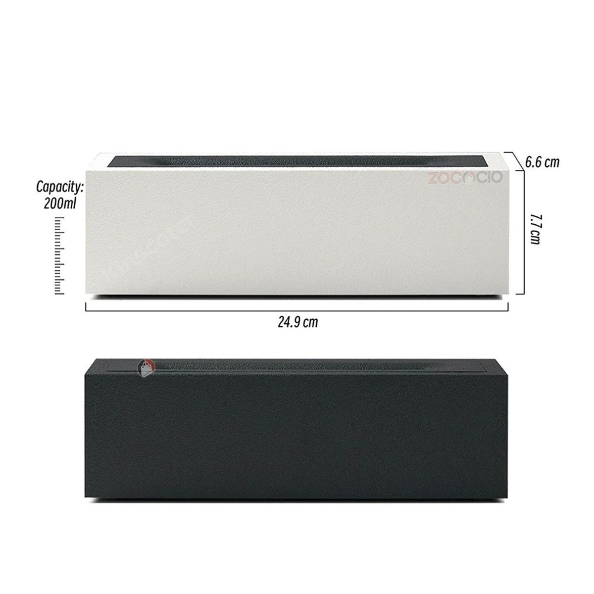 GENERICO - Difusor De Aroma De Llama Humidificador Chimenea Decorativa Negro