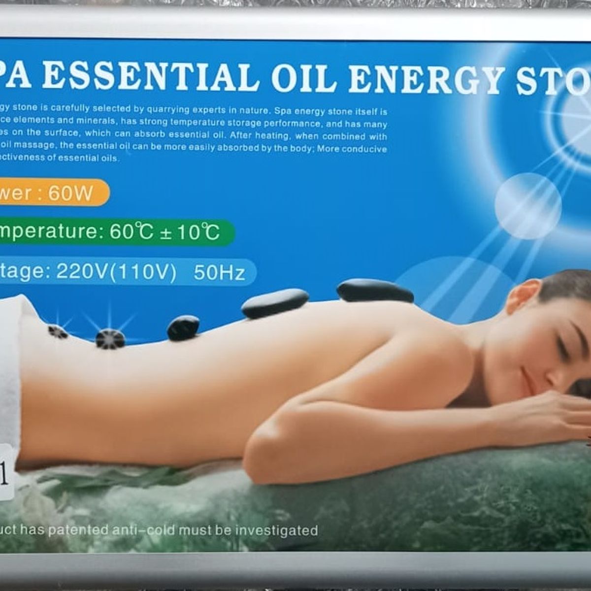 GENERICO - Piedras Volcánicas Masaje Calientes Kit Profesional Terapia Relajación Alivio Dolor Muscular