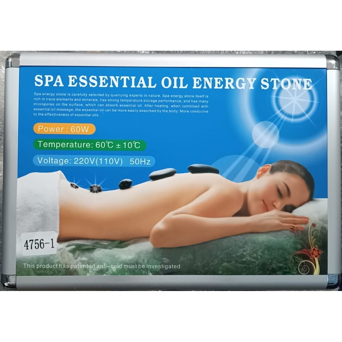 GENERICO - Piedras Volcánicas Masaje Calientes Kit Profesional Terapia Relajación Alivio Dolor Muscular