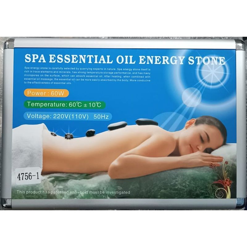 GENERICO - Kit Piedras Volcánicas Masaje Natural Alivia Dolor Terapia