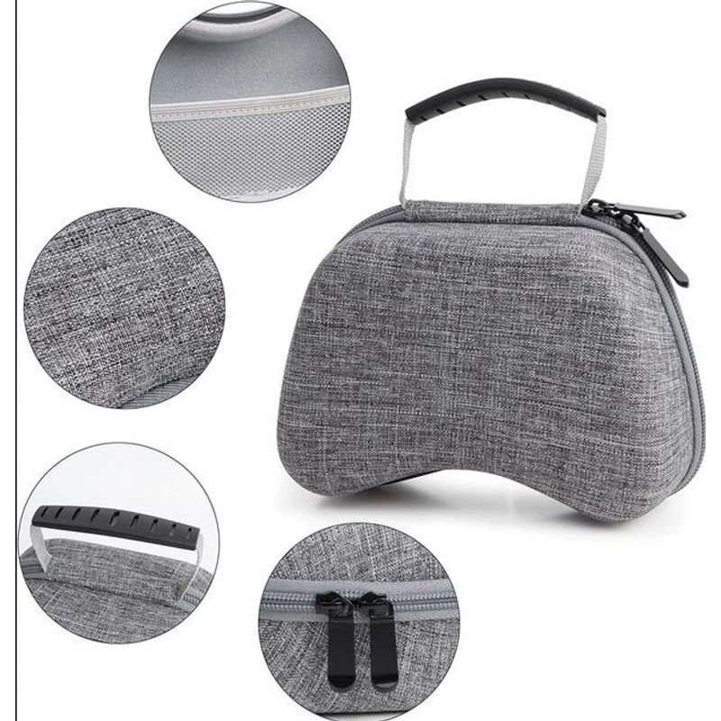 GENERICO - Estuche Funda para Control Xbox Ps5 Ps4 Nintendo Switch Gris.