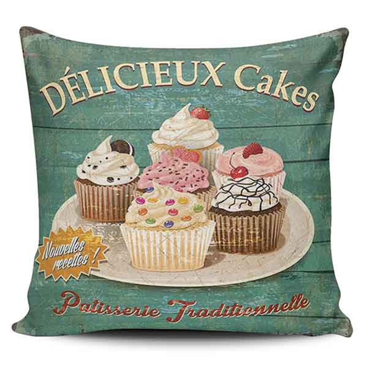 TAYRONA STORE - Funda Cojin Sin Relleno Cakes Vintage 01