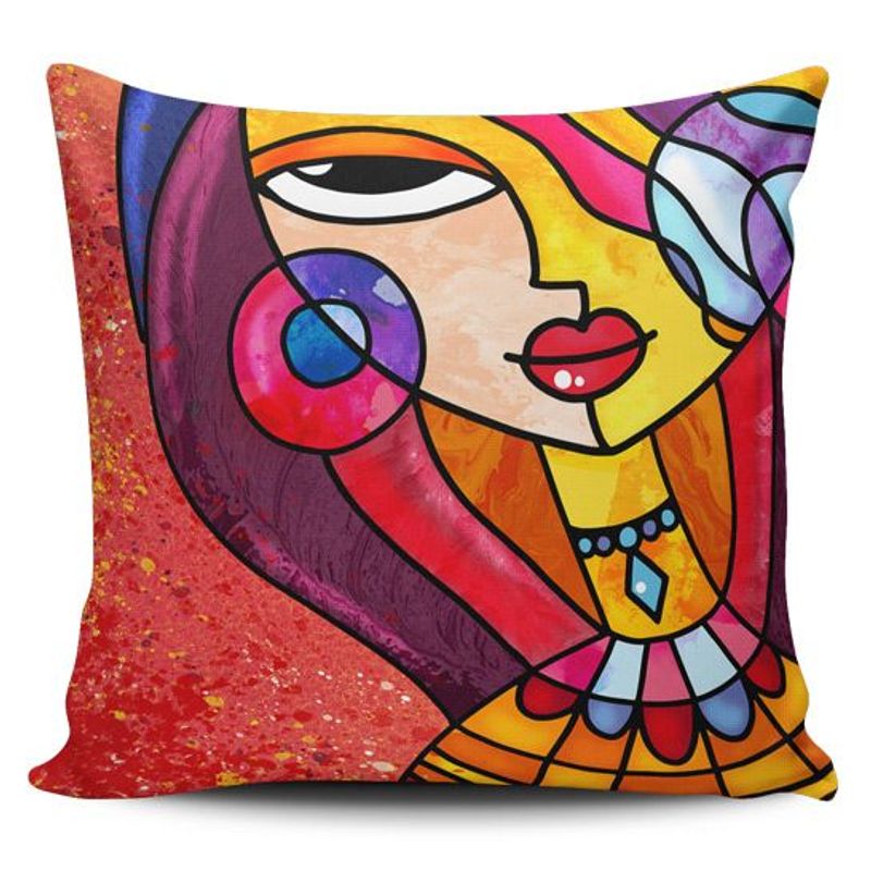TAYRONA STORE - Funda Cojin Sin Relleno Cara Mujer Art 56