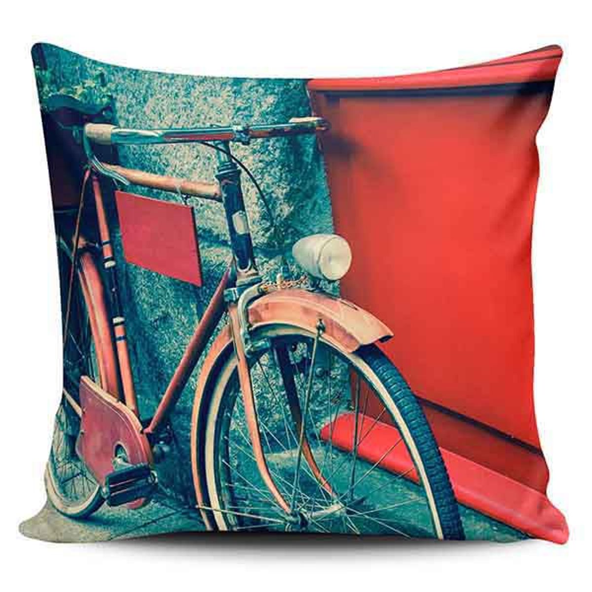 TAYRONA STORE - Funda Cojin Sin Relleno Bicicleta Vintage 17
