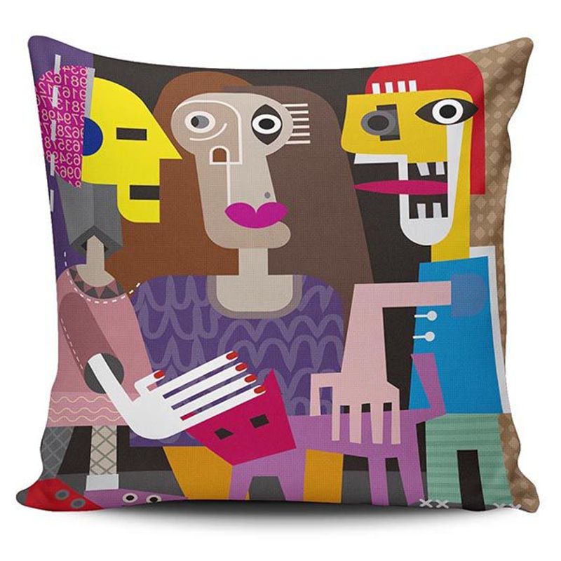 TAYRONA STORE - Funda Cojin Sin Relleno Picasso 02