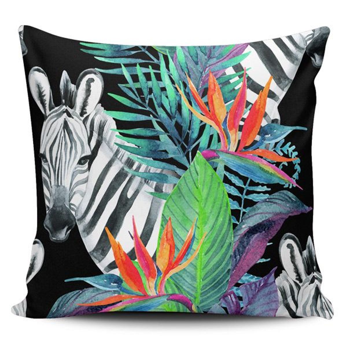 TAYRONA STORE - Funda Cojin Sin Relleno Pintura Cebra 06