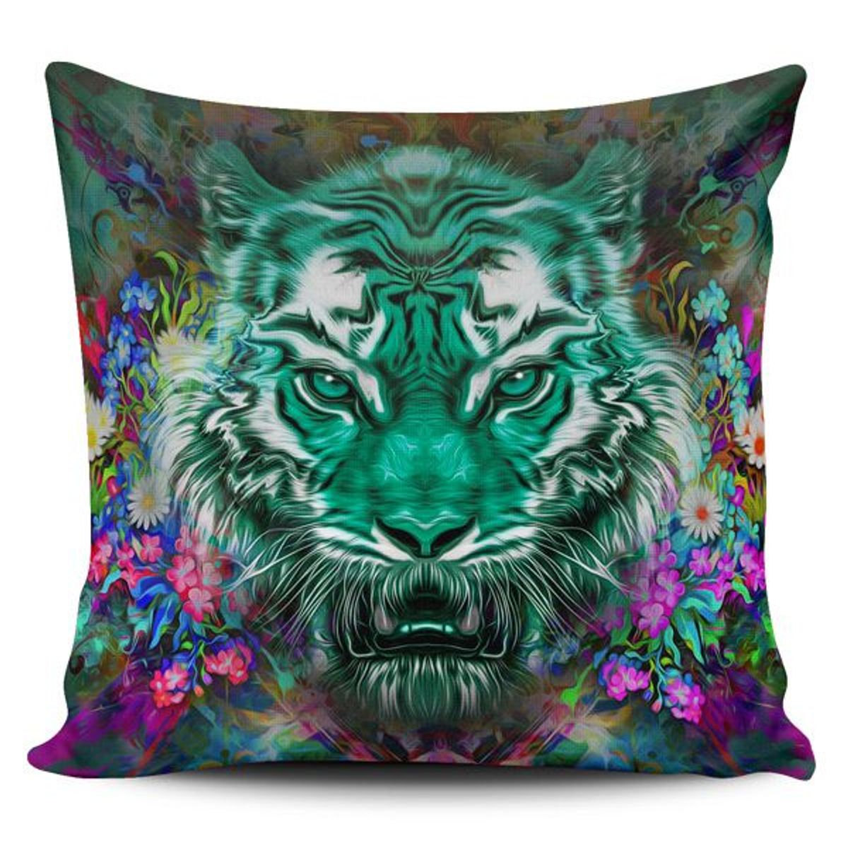 TAYRONA STORE - Funda Cojin Sin Relleno Tigre Colores 12