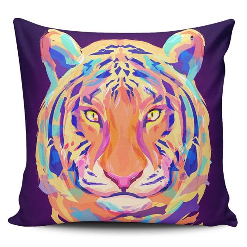TAYRONA STORE - Funda Cojin Sin Relleno Tigre Colores 46