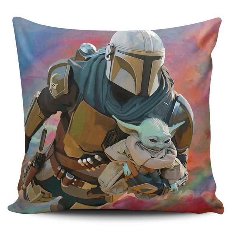 TAYRONA STORE - Funda Cojin Sin Relleno Star Wars Baby Yoda 02