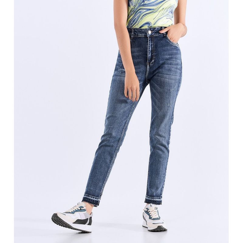 TYPER - Jean Tiro Alto Para Mujer Skinny Typer