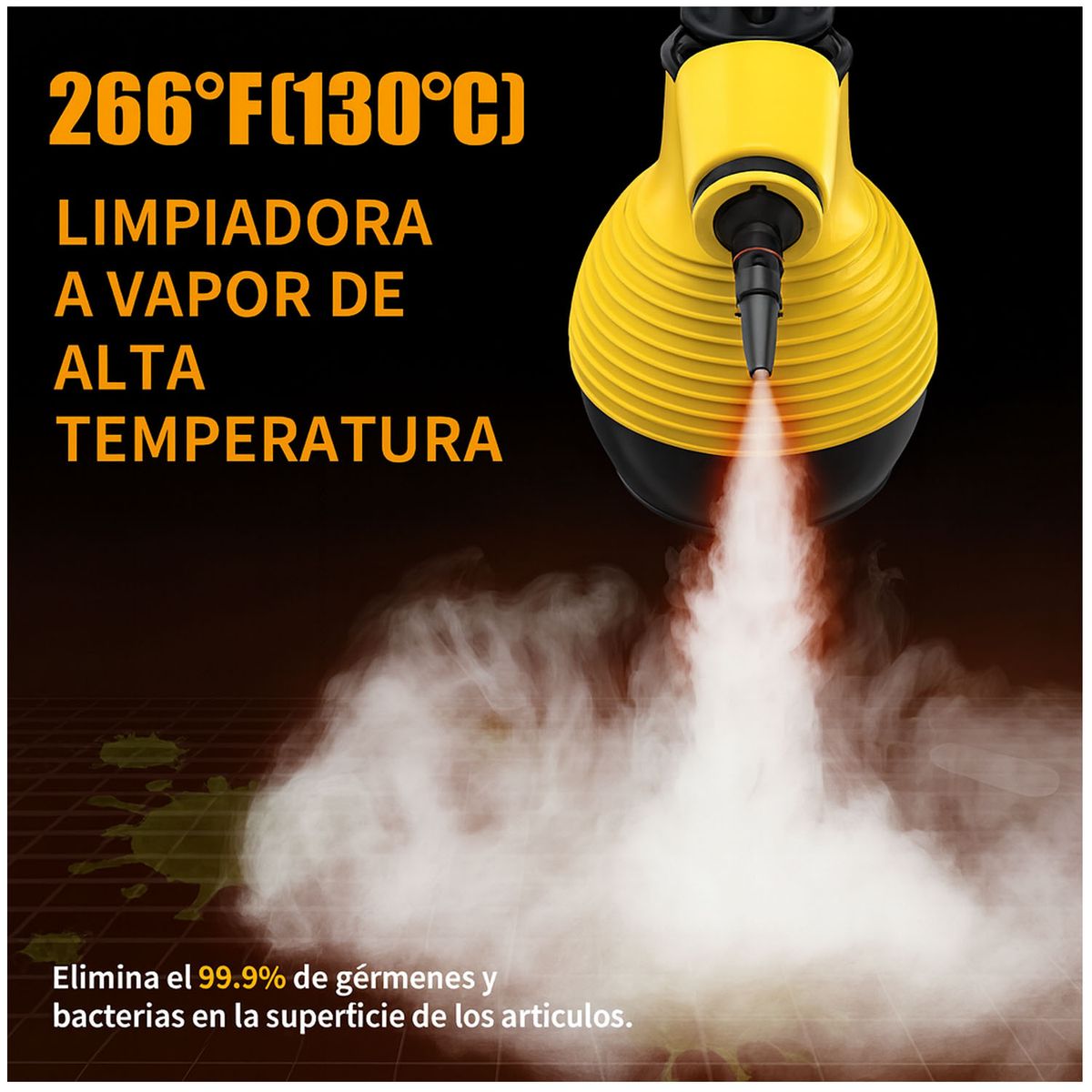 ONE PIXEL - Limpiadora a Vapor Presurizado Amarillo ONE PIXEL