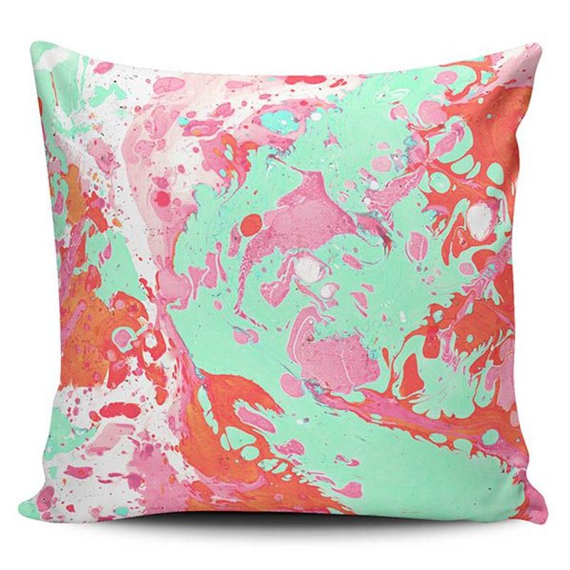 TAYRONA STORE - Funda Cojin Sin Relleno Mármol Textura En Pintura 06