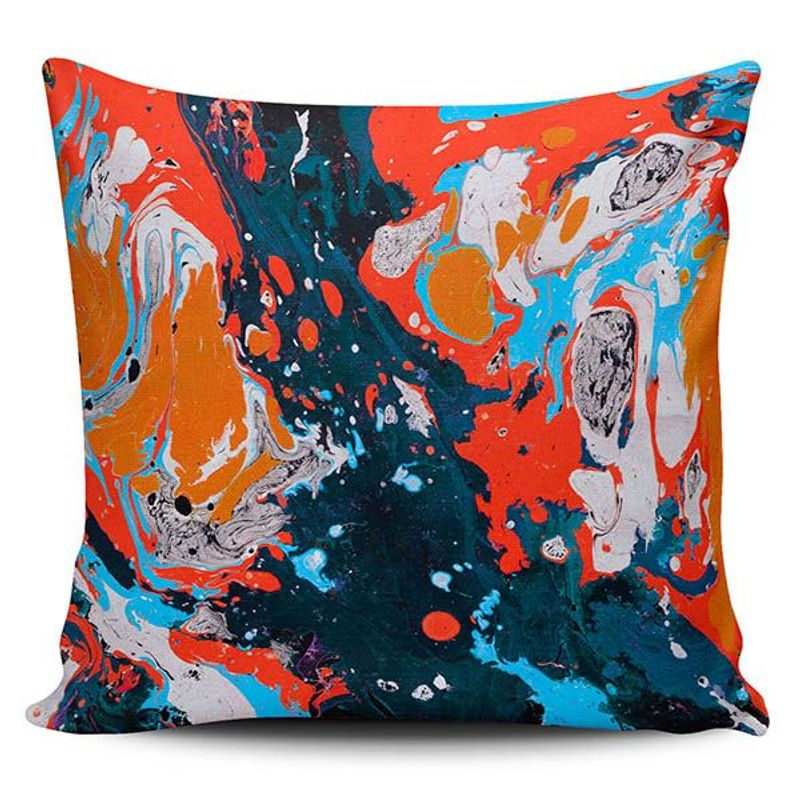 TAYRONA STORE - Funda Cojin Sin Relleno Mármol Textura En Pintura 17