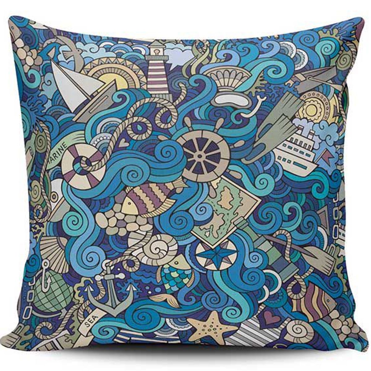 TAYRONA STORE - Funda Cojin Sin Relleno Náutica 01