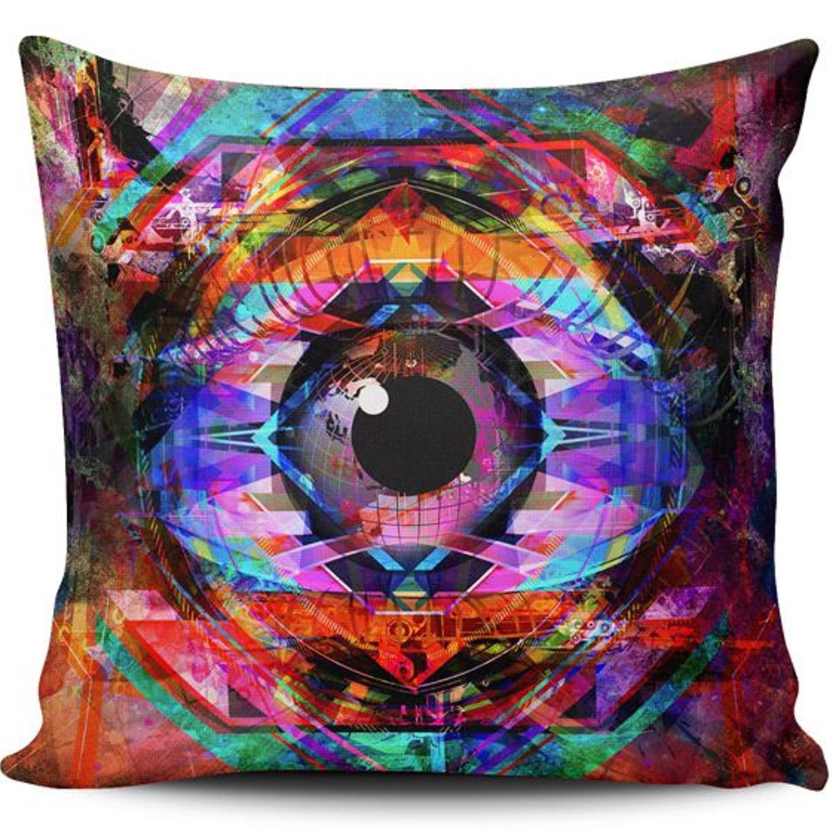 TAYRONA STORE - Funda Cojin Sin Relleno Ojo Abstracto 01