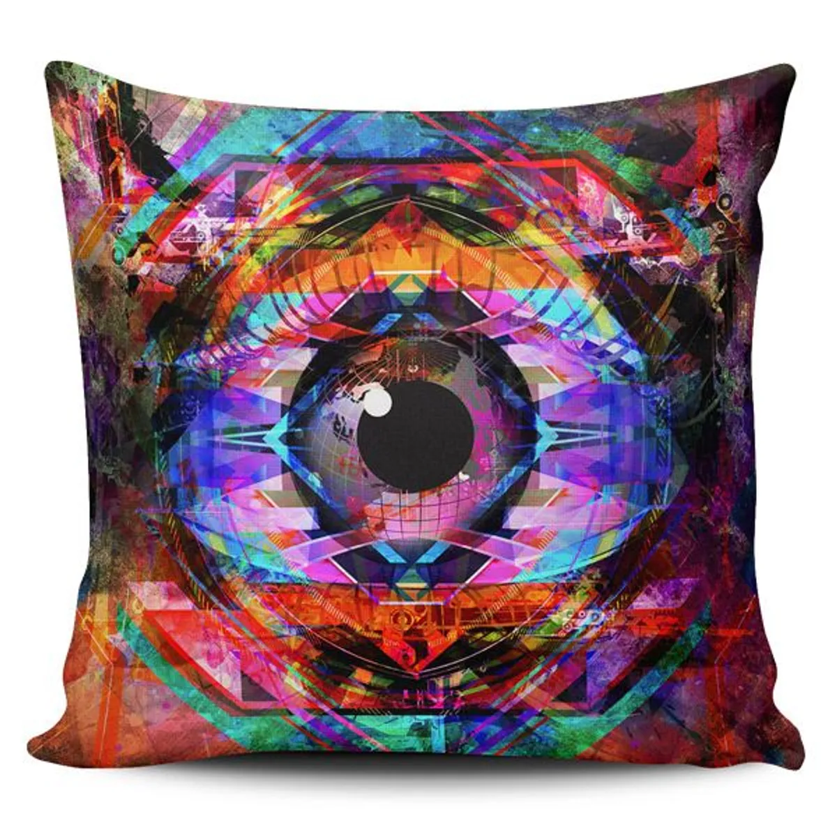 TAYRONA STORE - Funda Cojin Sin Relleno Ojo Abstracto 01