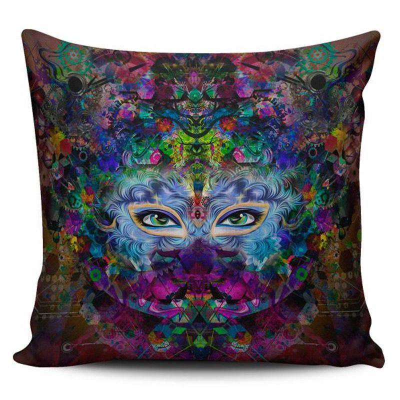 TAYRONA STORE - Funda Cojin Sin Relleno Ojos Colores 01